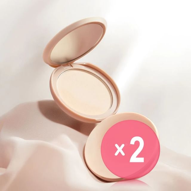 Judydoll-Oil-Control Matte Pressed Powder - 2 Colors 2pcs Bundle Set