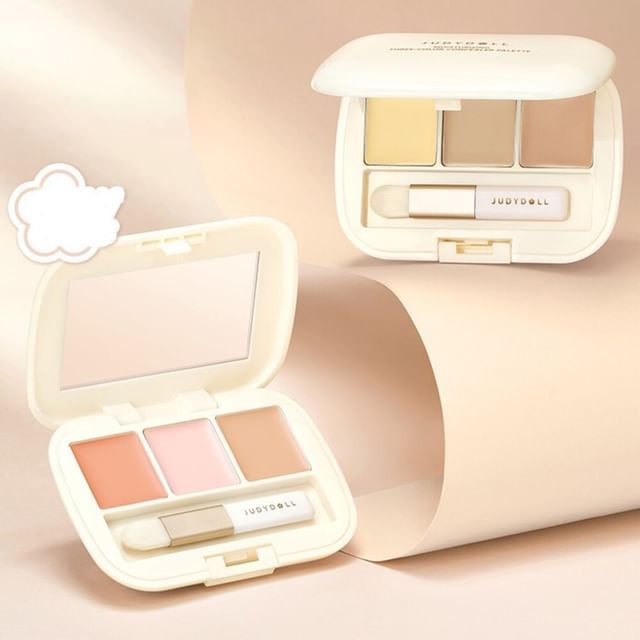 Judydoll-Three-Shades Concealer Palette - Concealerpalet