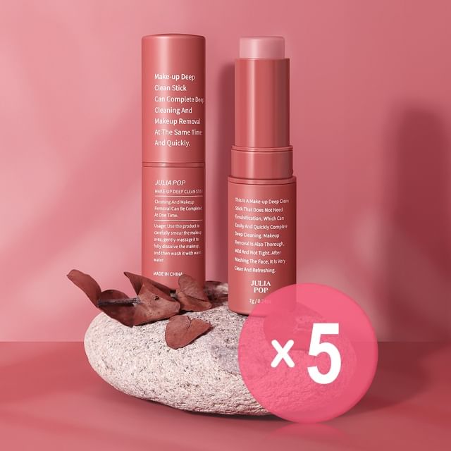 JULIA POP-Makeup Deep Clean Stick 5pcs Bundle Set