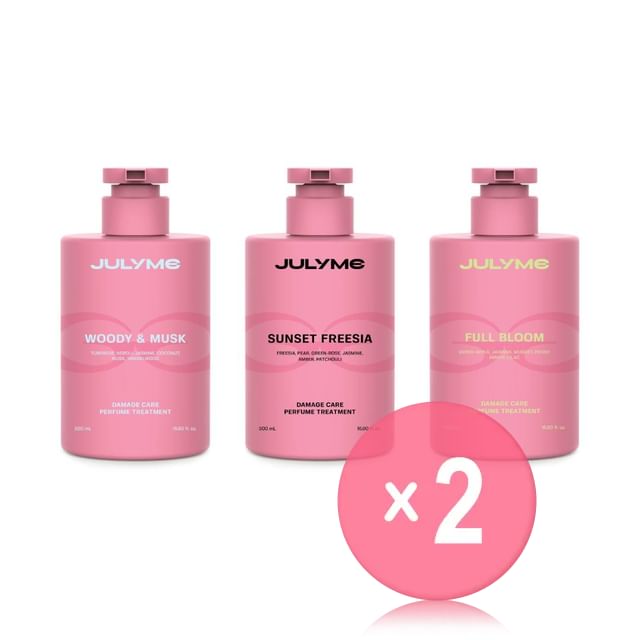 JULYME-Damage Care Perfume Treatment - 3 Types 2pcs Bundle Set