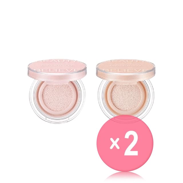 JUNG SAEM MOOL-Artist Cushion Highlighter - 2 Colors 2pcs Bundle Set