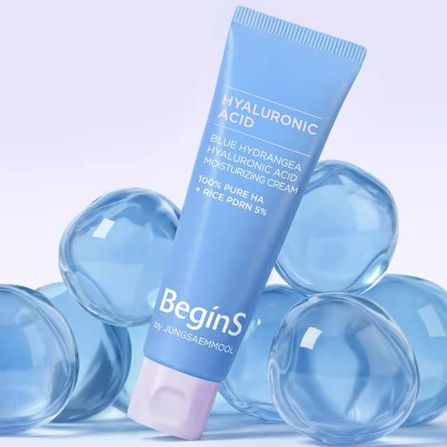 [BeginS by JUNGSAEMMOOL] Blue Hydrangea Hyaluronic Acid Moisturizing Cream