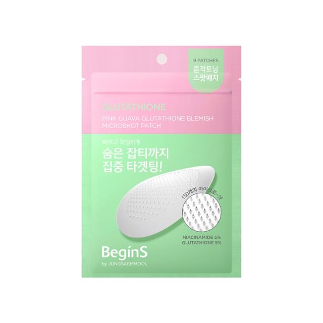 BeginS Pink Guava Glutathione Blemish Microshot Patch