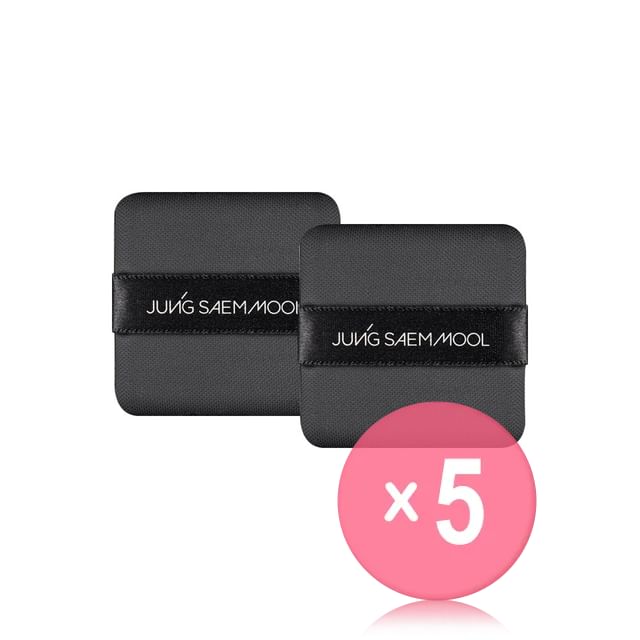 JUNG SAEM MOOL-Essential Star-Cealer Foundation Puff Set 5pcs Bundle Set