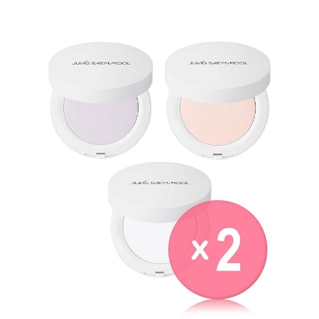 JUNG SAEM MOOL-Pro-Lasting Finish Powder Pact - 3 Colors 2pcs Bundle Set