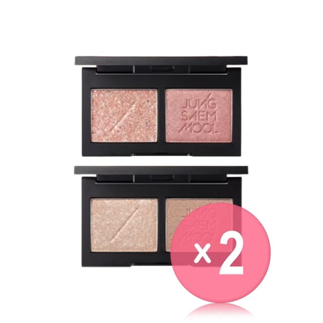 JUNG SAEM MOOL-Refining Eyeshadow Double - 2 Types 2pcs Bundle Set