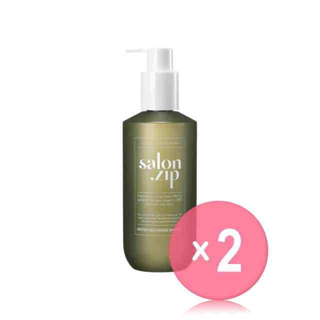 JUNG SAEM MOOL-Salonzip Protein Recharging Shampoo 2pcs Bundle Set