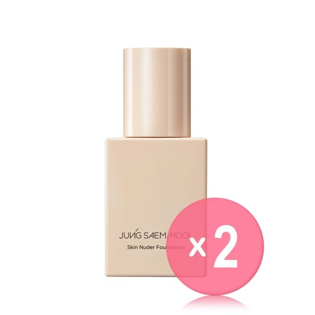 JUNG SAEM MOOL-Skin Nuder Foundation - 6 Colors 2pcs Bundle Set