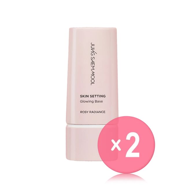 JUNG SAEM MOOL-Skin Setting Glowing Base 2pcs Bundle Set