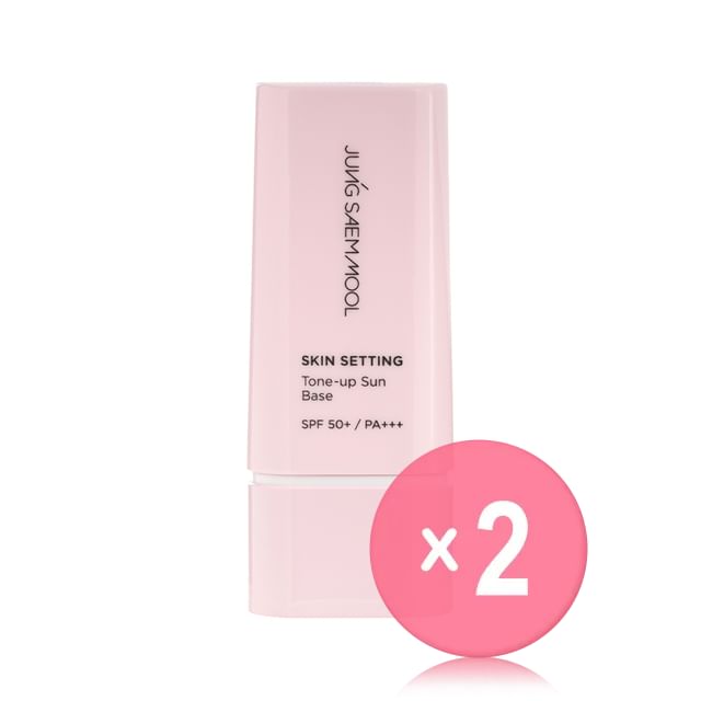 JUNG SAEM MOOL-Skin Setting Tone-Up Sun Base 2pcs Bundle Set