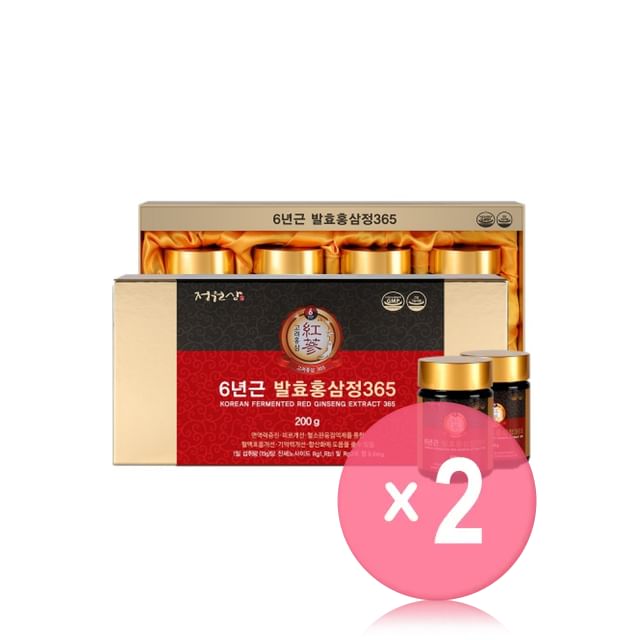 JUNGWONSAM-Korean Fermented Red Ginseng Extract 365 2pcs Bundle Set