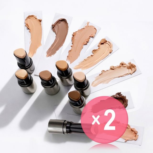 KAHI-Tonflow Smooth Conceal Coverage Stick Foundation - 11 Colors 2pcs Bundle Set