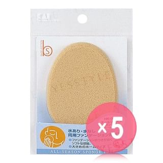 KAI-All Seasons Sponge Puff 5pcs Bundle Set