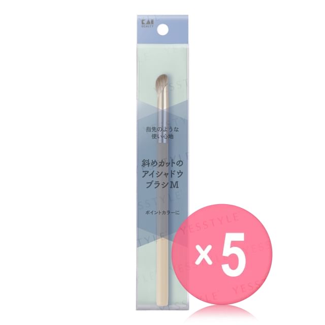 KAI-Angled Eyeshadow Brush M 5pcs Bundle Set
