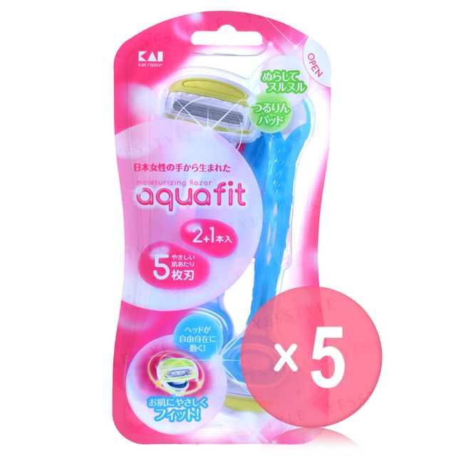 KAI-Aquafit Razor For Body 5pcs Bundle Set