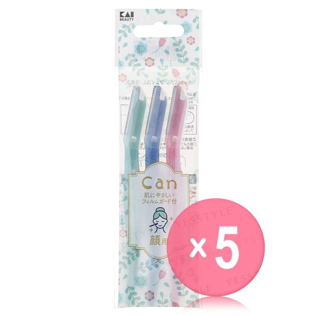 KAI-Can Bubble Face L Razor 5pcs Bundle Set