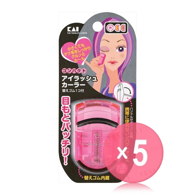 KAI-Compact Eyelash Curler 5pcs Bundle Set