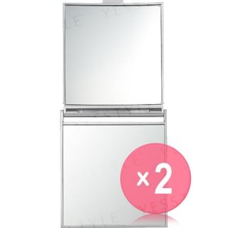 KAI-Compact Mirror With 5 Times Magnifier 2pcs Bundle Set