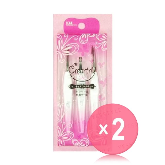 KAI-Creartry Cuticle Tool Set 2pcs Bundle Set