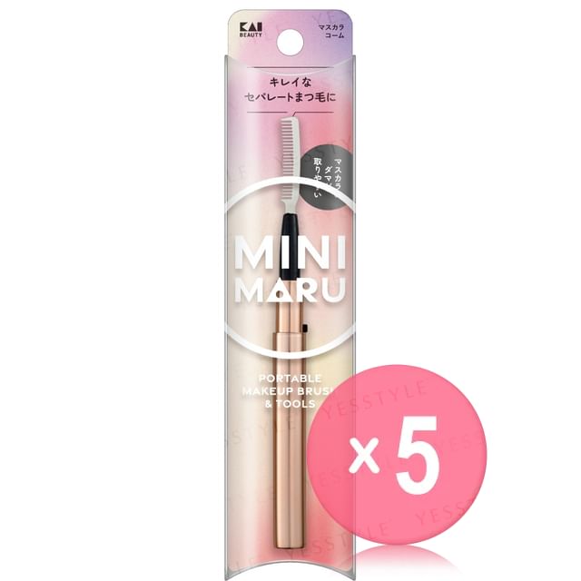 KAI-Mini Maru Mascara Comb 5pcs Bundle Set