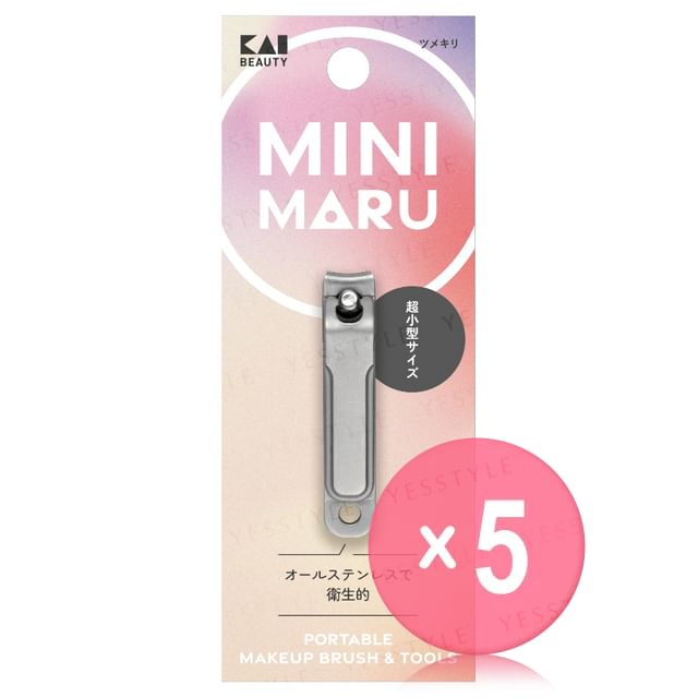 KAI-Mini Maru Nail Clippers 5pcs Bundle Set