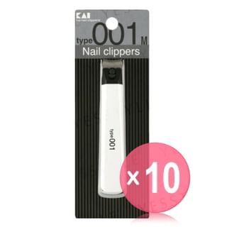KAI-Nail Clippers Type 001M 10pcs Bundle Set