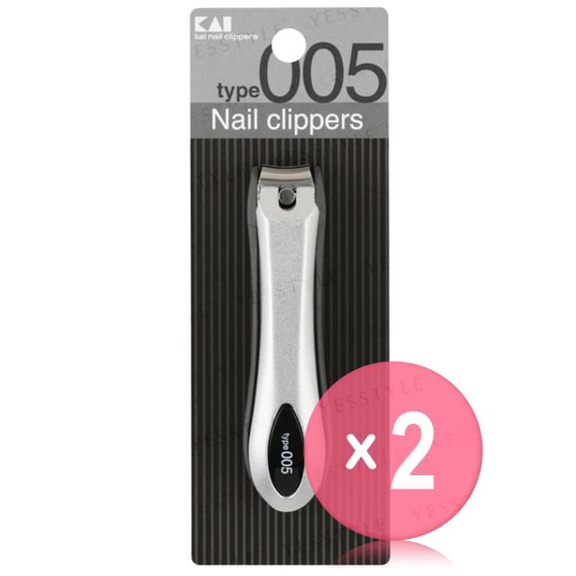 KAI-Nail Clippers Type 005 2pcs Bundle Set