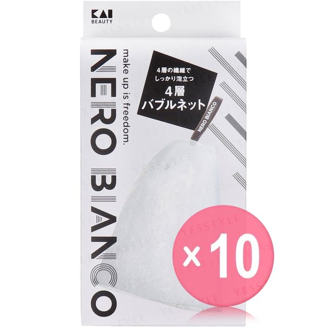 KAI-NERO BIANCO 4 Layer Bubble Net 10pcs Bundle Set