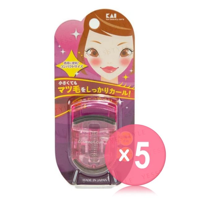 KAI-Pink Eyelash Curler 5pcs Bundle Set