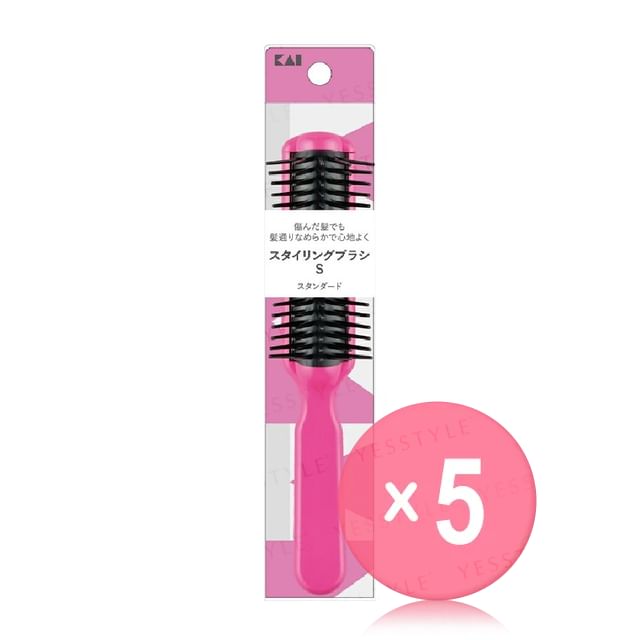 KAI-Pink Styling Brush Standard S 5pcs Bundle Set