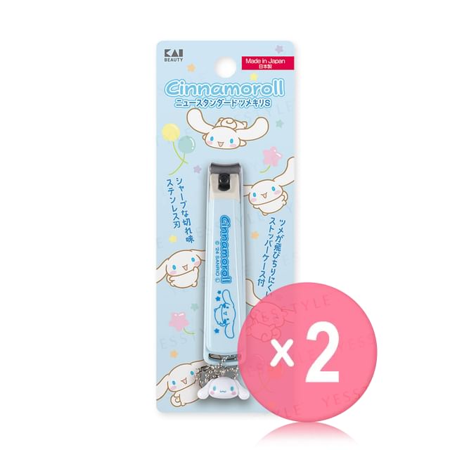 KAI-Sanrio Cinnamoroll New Standard Nail Clipper 2pcs Bundle Set