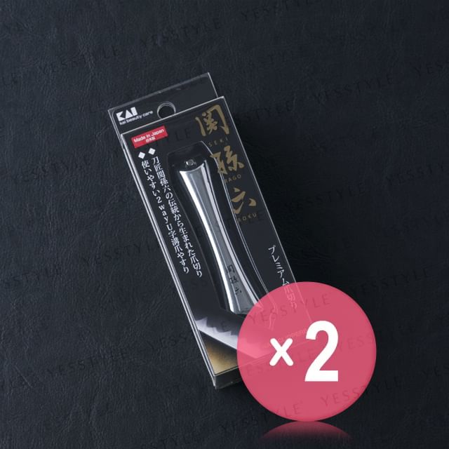 KAI-SEKI MAGO ROKU Nail Clippers Type 102 2pcs Bundle Set