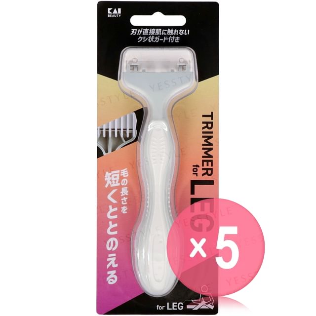 KAI-Trimmer for Leg Razor 5pcs Bundle Set