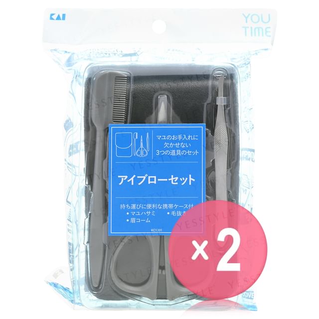 KAI-You Time Eyebrow Set 2pcs Bundle Set