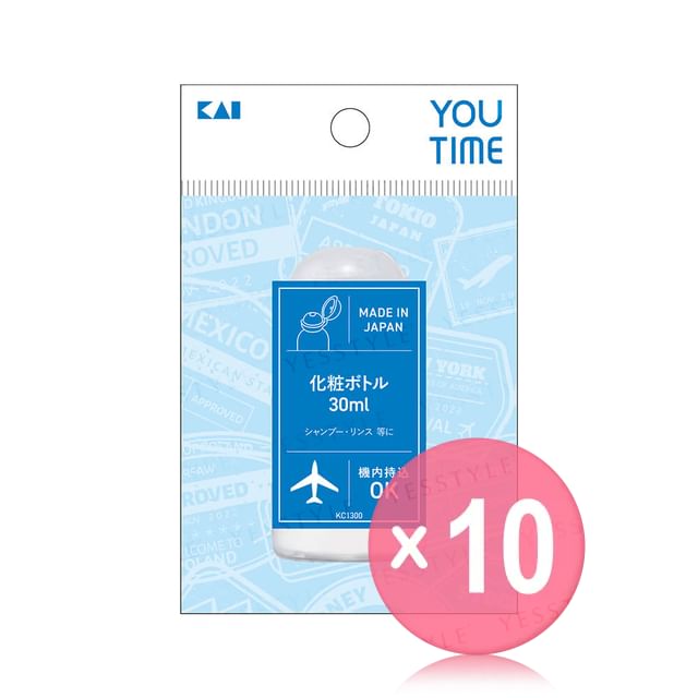 KAI-You Time Makeup Bottle 30ml 10pcs Bundle Set
