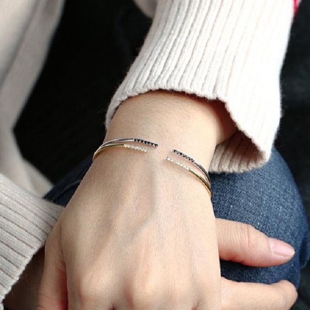 Kamuel-CZ Open Bangle