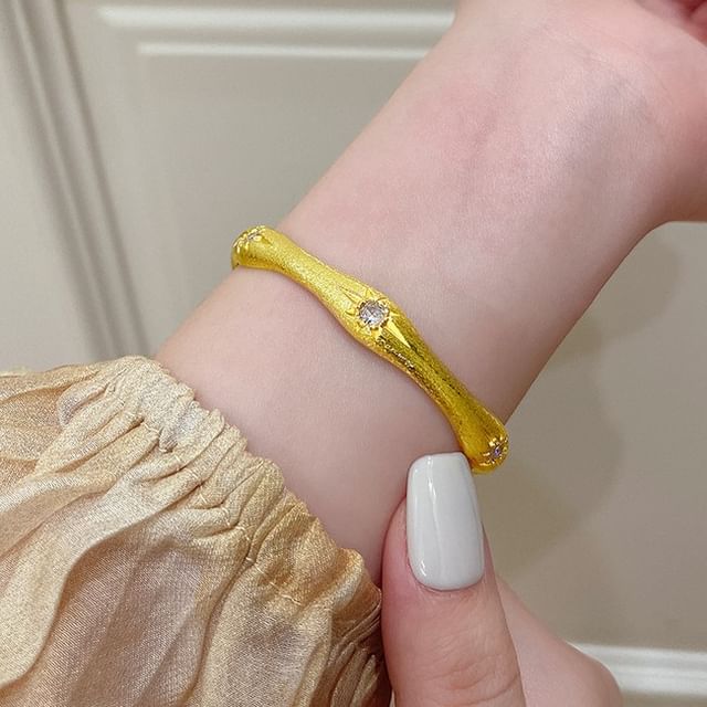 Kamuel-CZ Open Bracelet