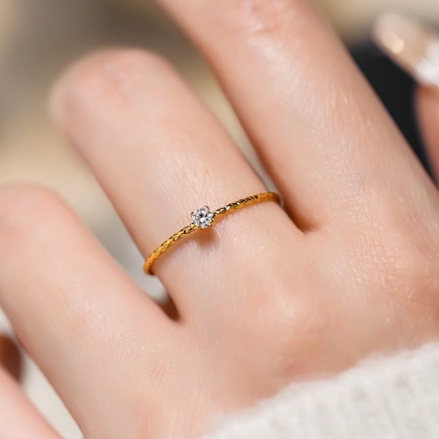 Kamuel-CZ Thin Ring