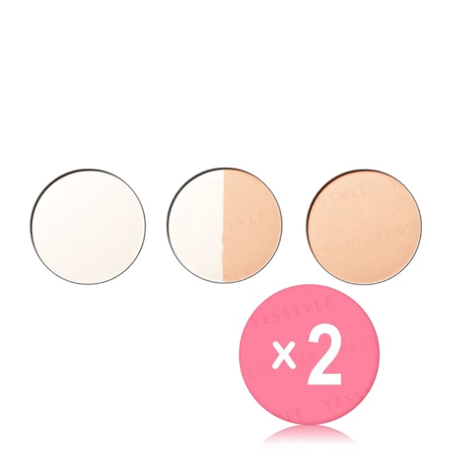 Kanebo-Kate Moon Pressed Bright Powder 2pcs Bundle Set