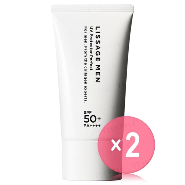 Kanebo-Lissage Men UV Protector Perfect SPF 50 PA 2pcs Bundle Set
