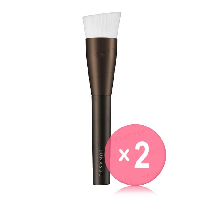 Kanebo-Lunasol Foundation Brush 2pcs Bundle Set