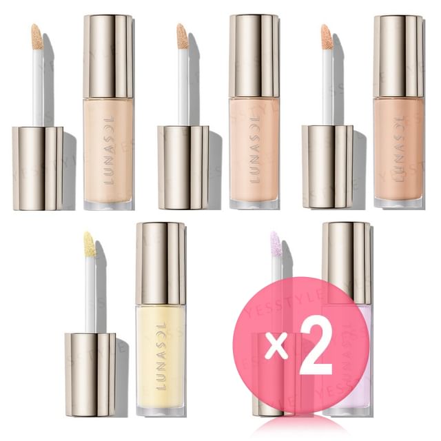 Kanebo-Lunasol Seamless Correcting Liquid 2pcs Bundle Set