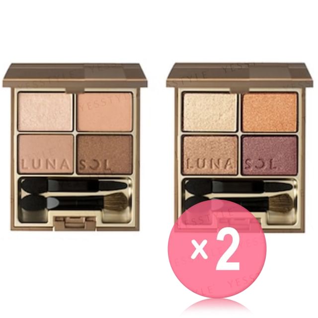 Kanebo-Lunasol Skin Modeling Eyes 2pcs Bundle Set
