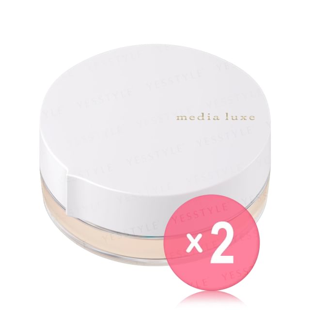 Kanebo-Media Luxe Face Powder Lucent 2pcs Bundle Set
