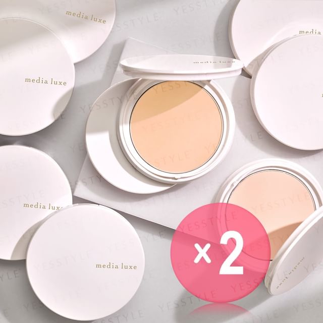 Kanebo-Media Luxe Presssed Powder 2pcs Bundle Set