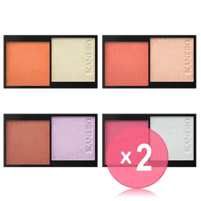 Kanebo-Mood Boosting Blush 2pcs Bundle Set