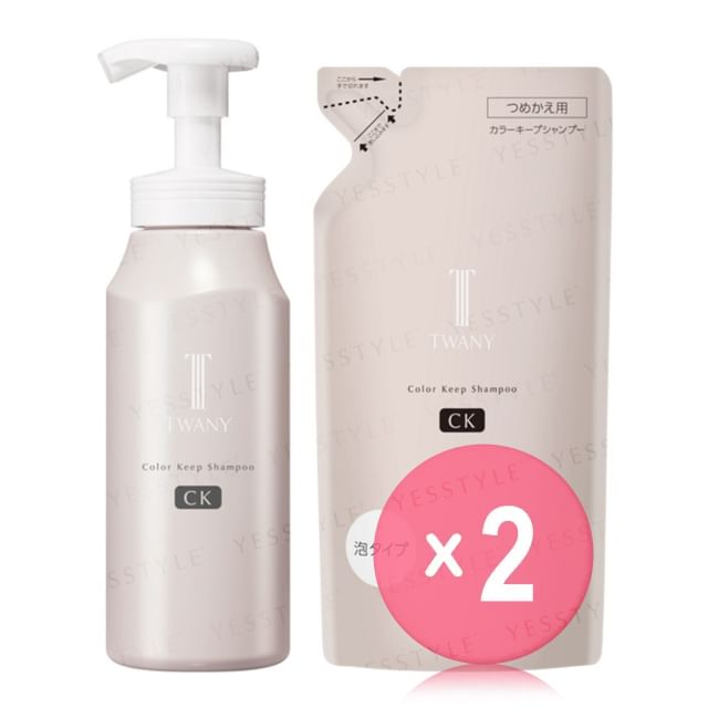 Kanebo-Twany Color Keep Shampoo 2pcs Bundle Set
