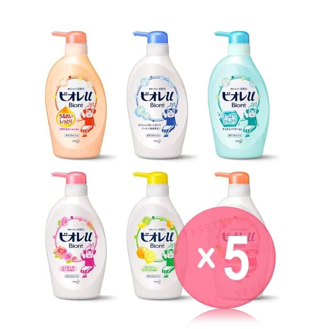 Kao-Biore U Body Soap 5pcs Bundle Set