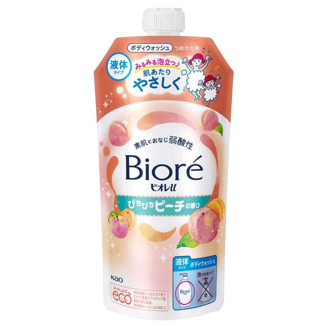 Kao-Biore U Body Wash Peach Refill