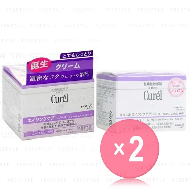 Kao-Curel Aging Care Moisture Facial Cream 2pcs Bundle Set